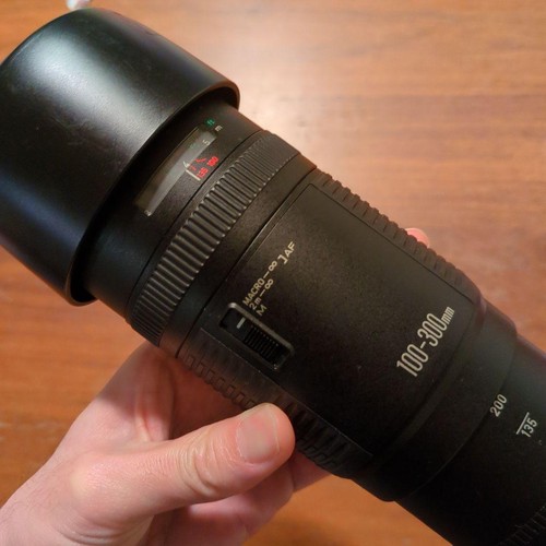 Canon 100 300 6 l - 100-300, mm